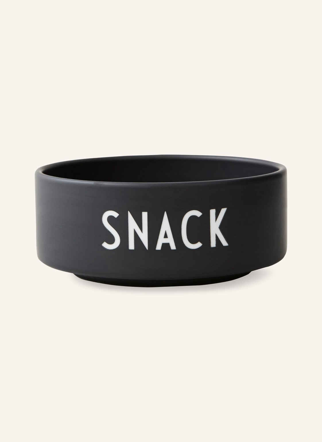Image of Design Letters Schale Snack schwarz