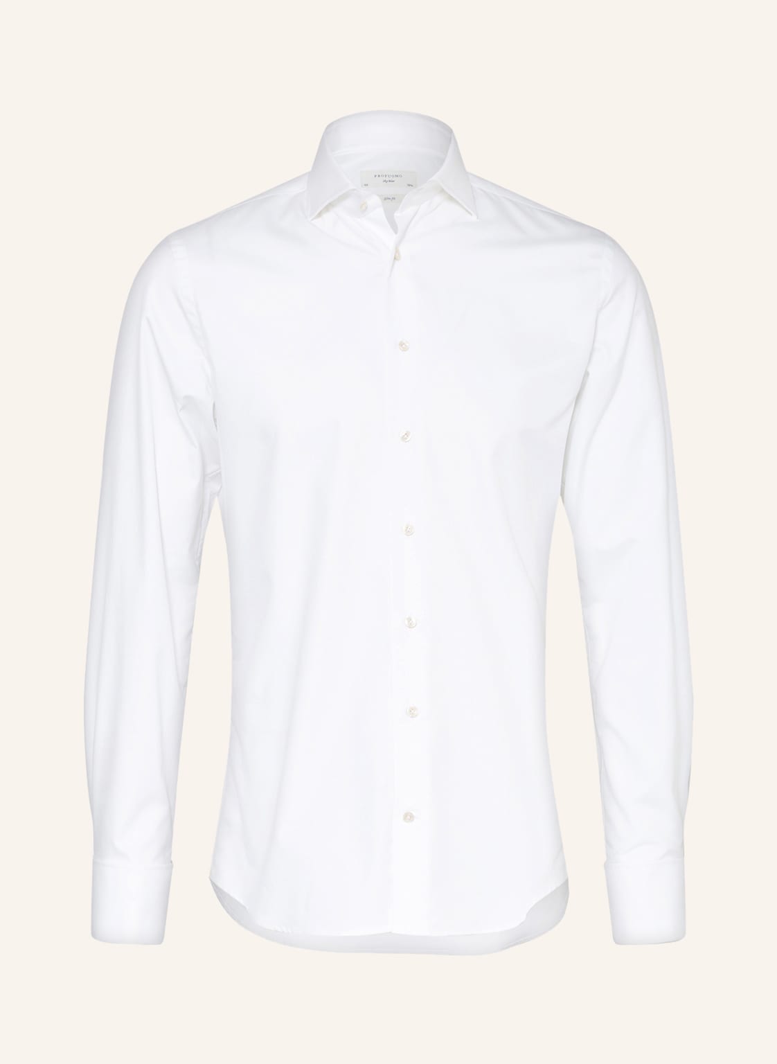 Image of Profuomo Hemd Slim Fit Mit Umschlagmanschette weiss