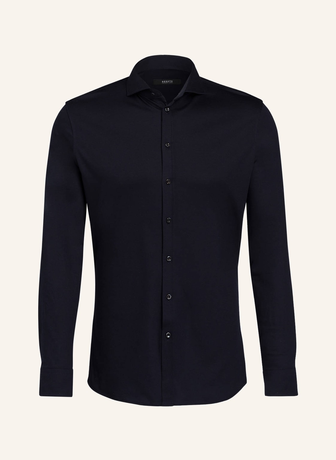 Image of Desoto Jerseyhemd Slim Fit blau