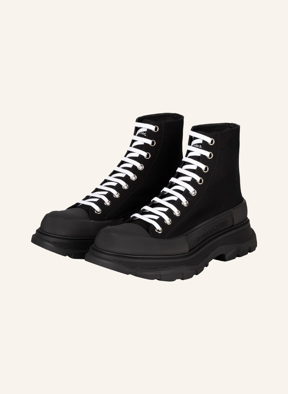 Image of Alexander Mcqueen Hightop-Sneaker schwarz