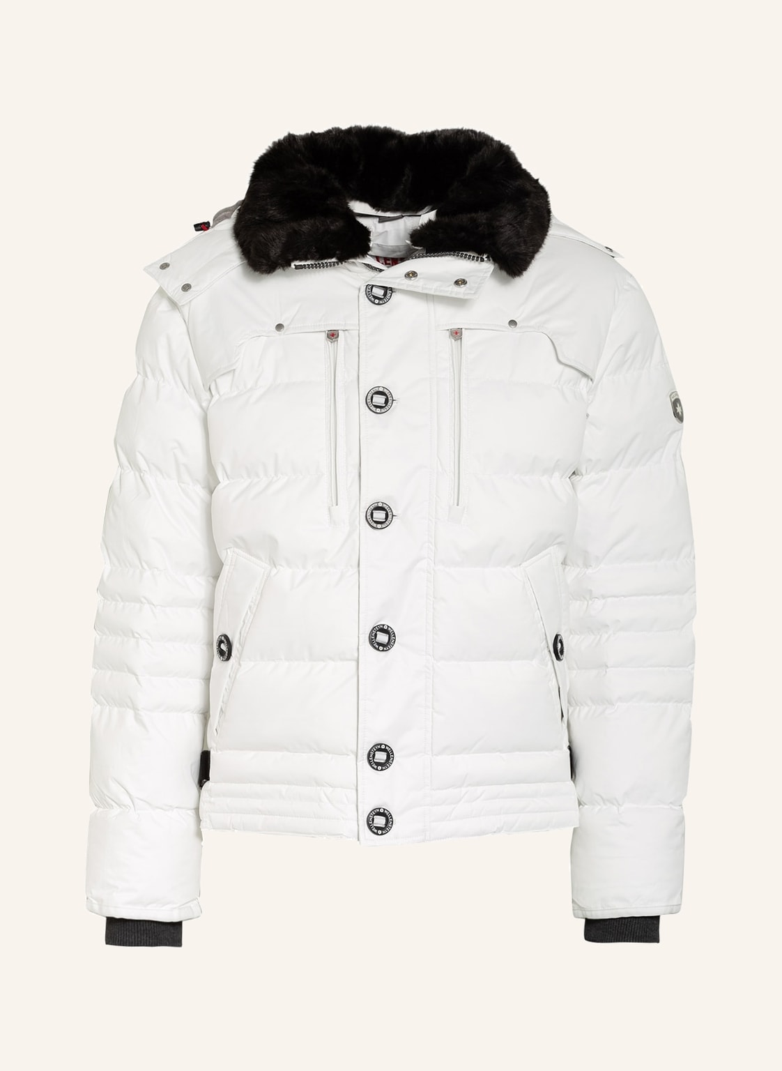 Image of Wellensteyn Steppjacke Starstream Mit Abnehmbaren Kunstpelzbesatz weiss