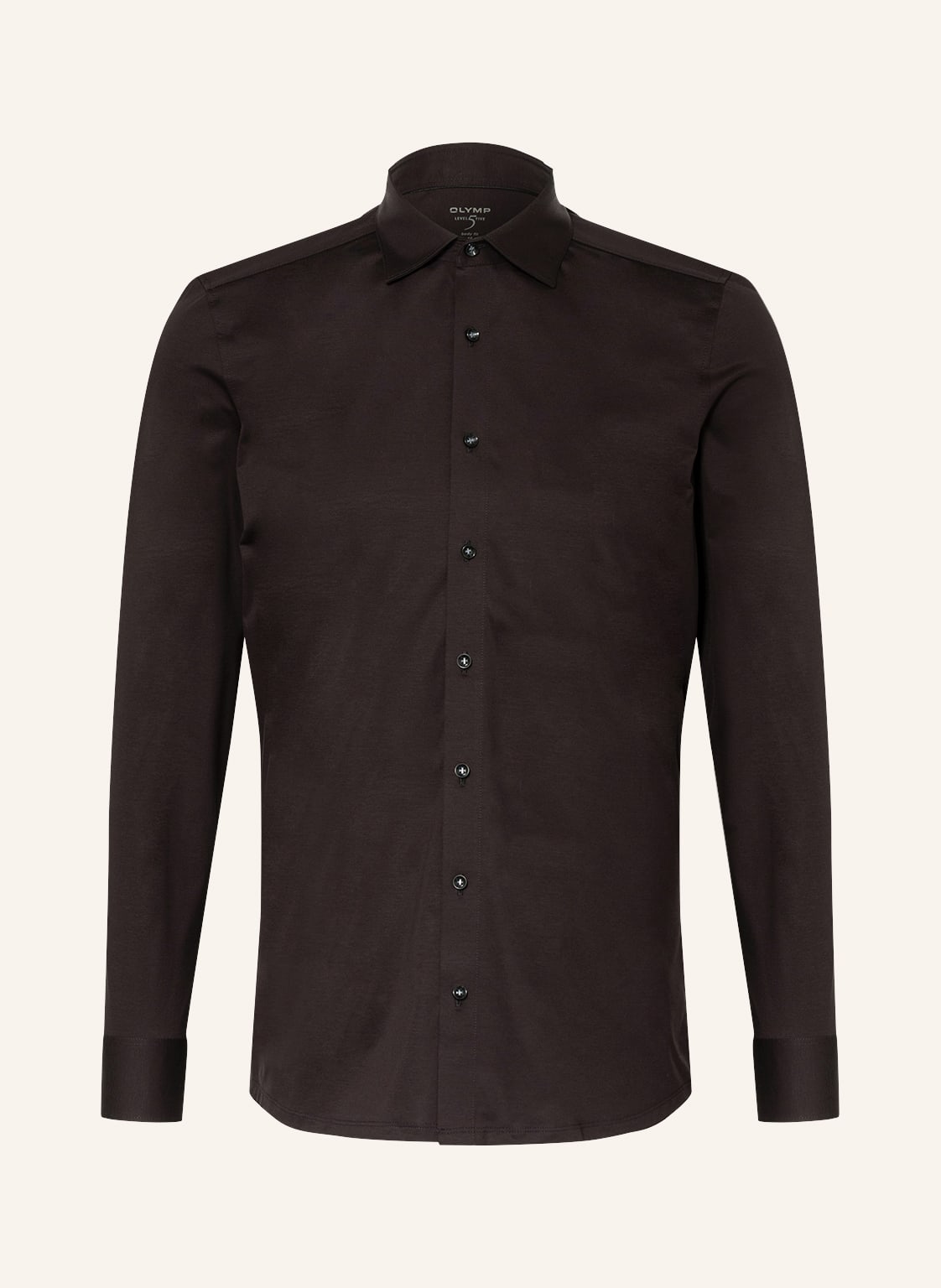 Image of Olymp Jerseyhemd Level Five 24/Seven Body Fit schwarz