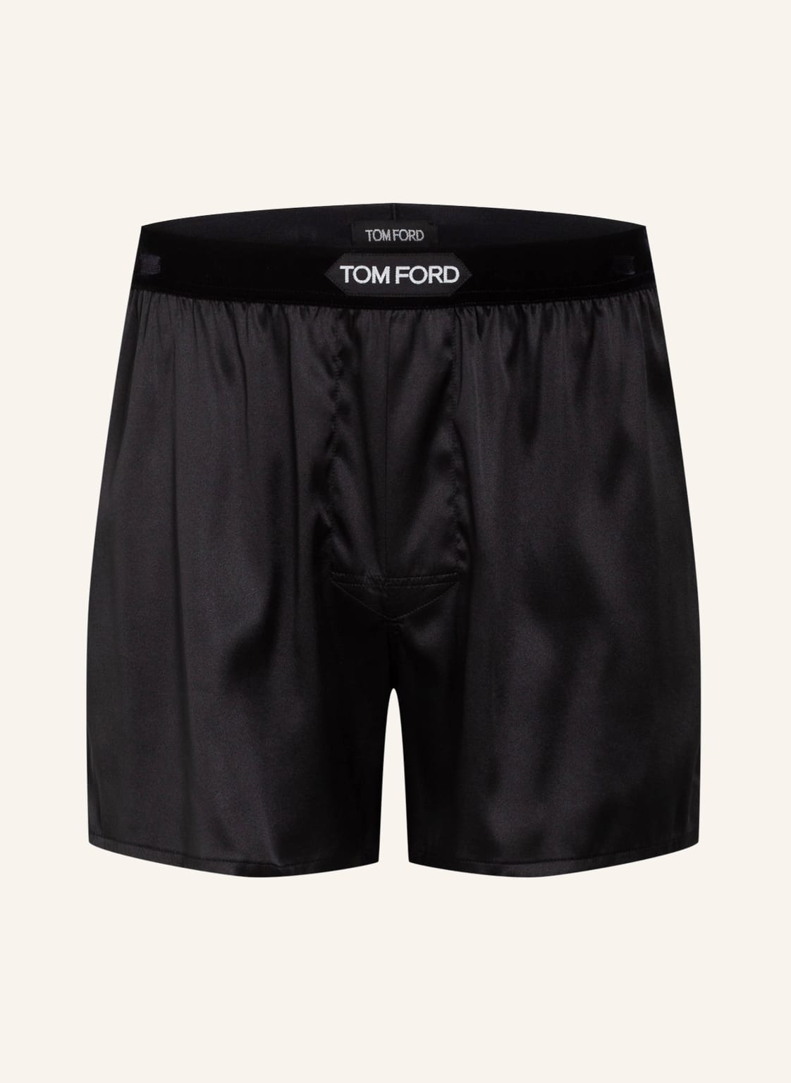 Image of Tom Ford Boxershorts Aus Seide schwarz