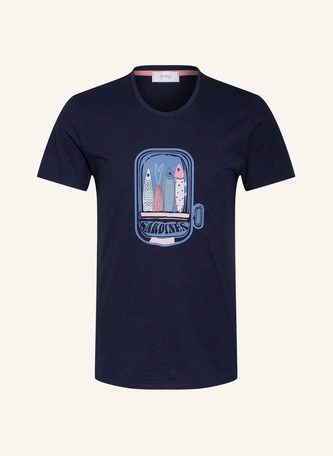 Image of Mey Lounge-Shirt Serie Clayville blau