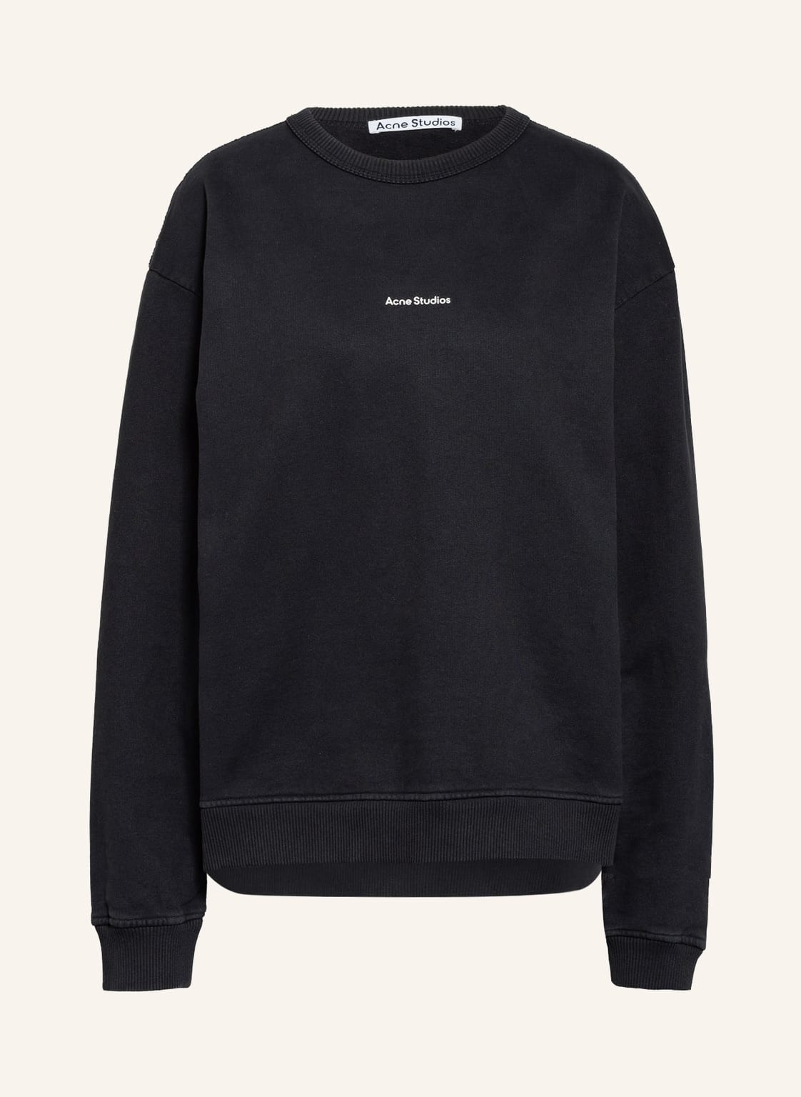 Image of Acne Studios Sweatshirt schwarz