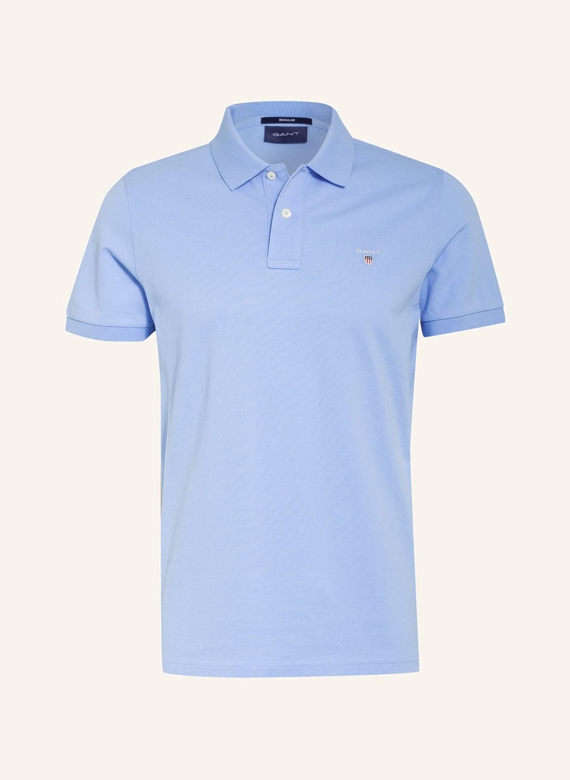 Image of Gant Piqué-Poloshirt Regular Fit blau