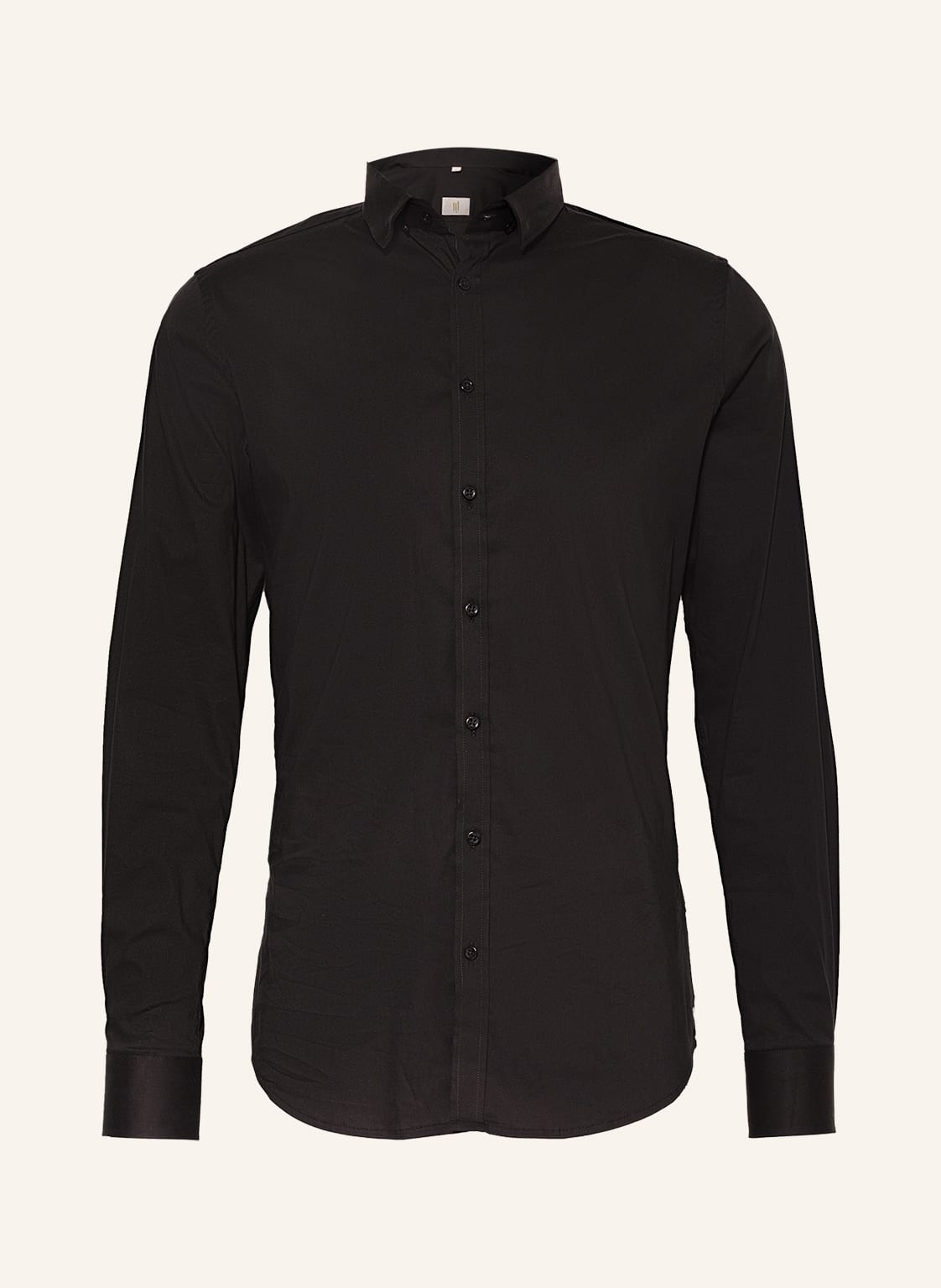 Image of q1 Manufaktur Hemd Sandro Extra Slim Fit schwarz