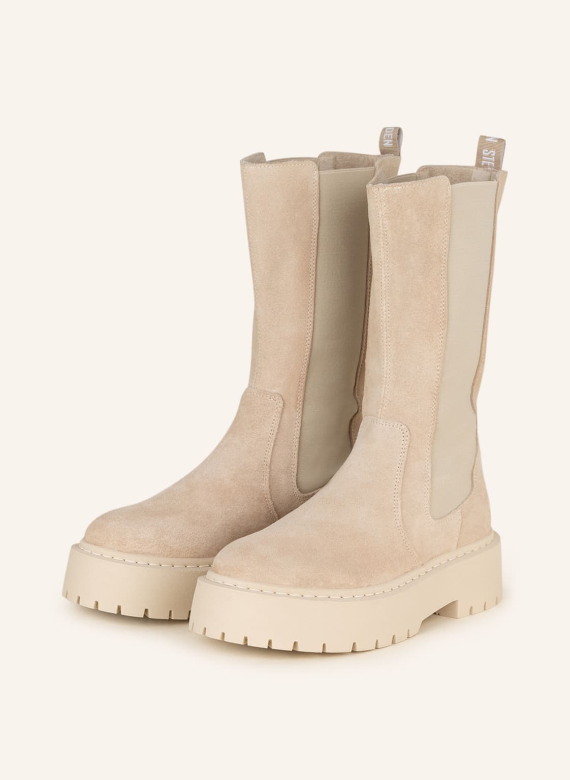 Image of Steve Madden Chelsea-Boots Vivianne beige