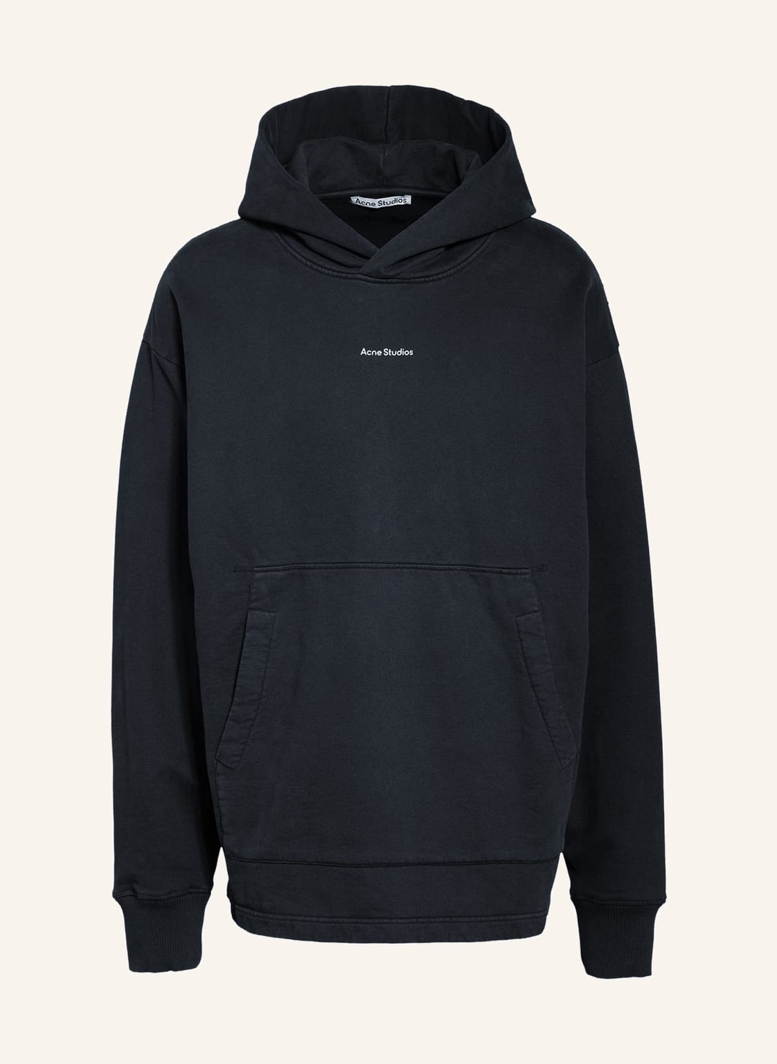 Image of Acne Studios Oversized-Hoodie Franklin schwarz