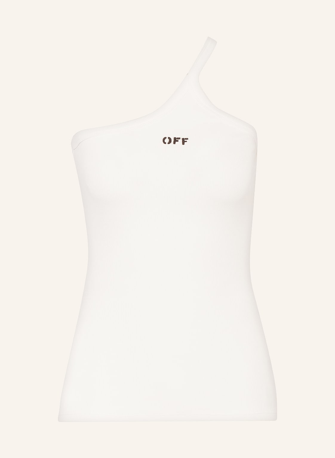 Image of Off-White One-Shoulder-Top weiss