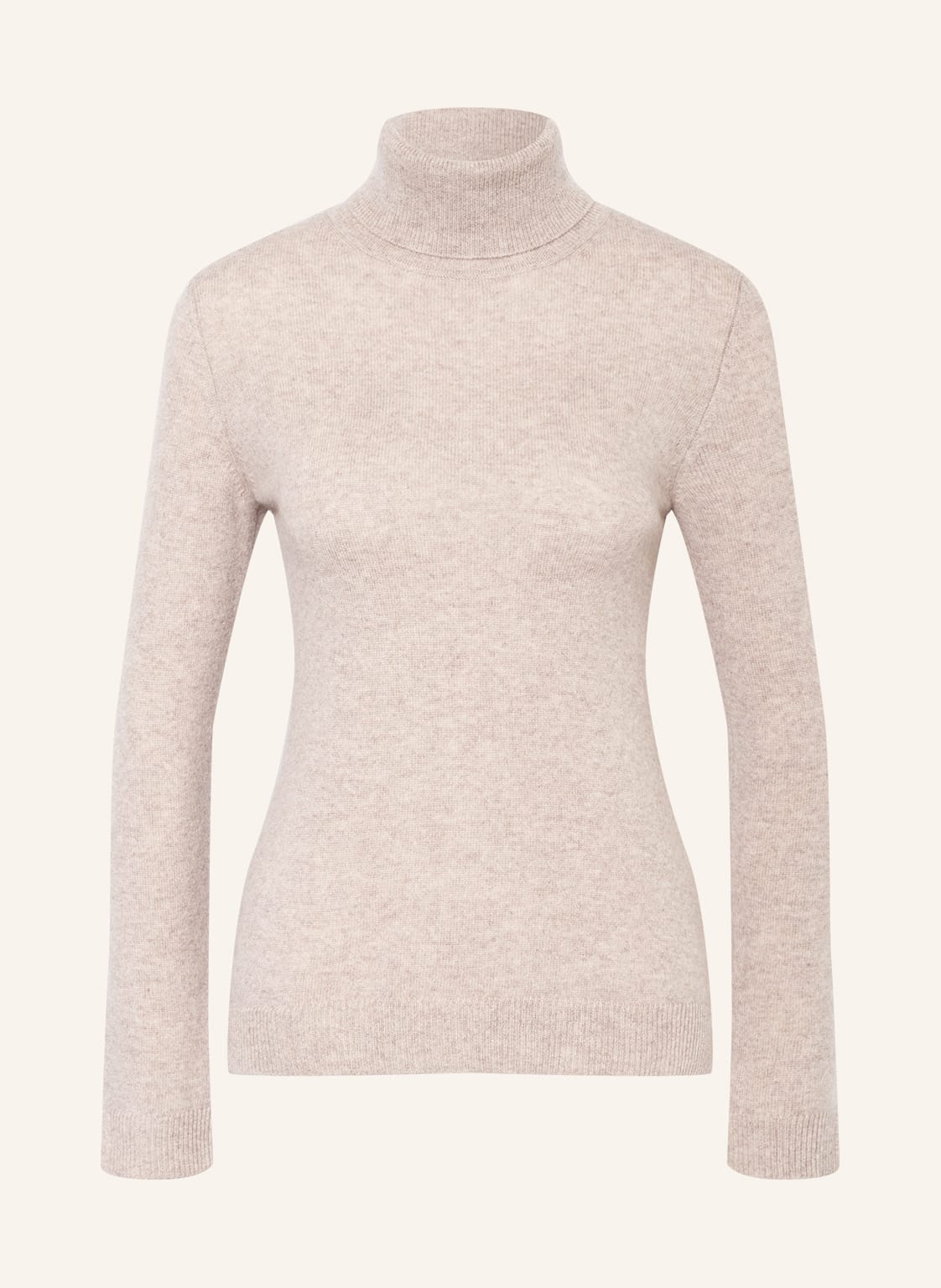 Image of Darling Harbour Rollkragenpullover Aus Cashmere beige