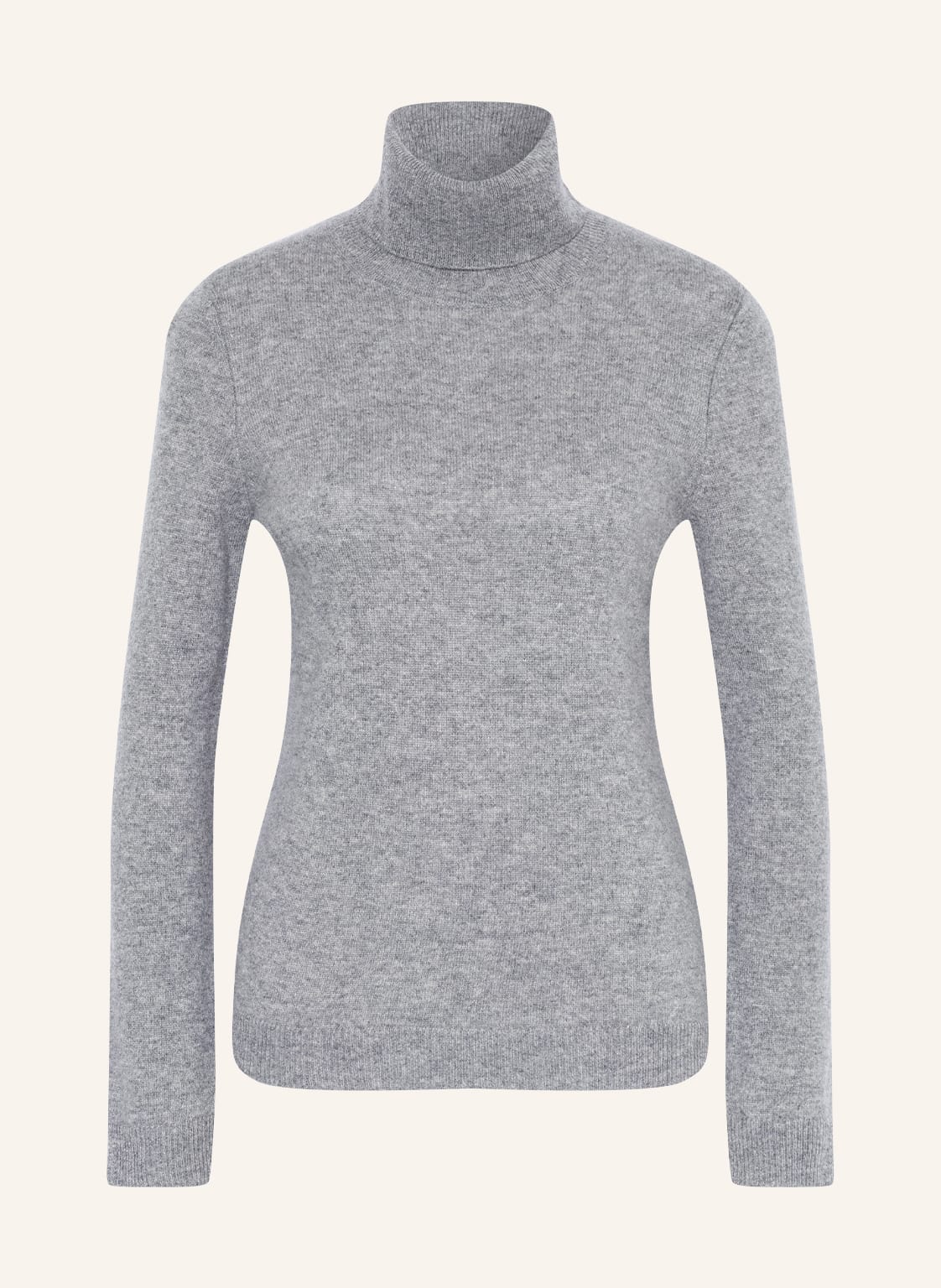 Image of Darling Harbour Rollkragenpullover Aus Cashmere grau