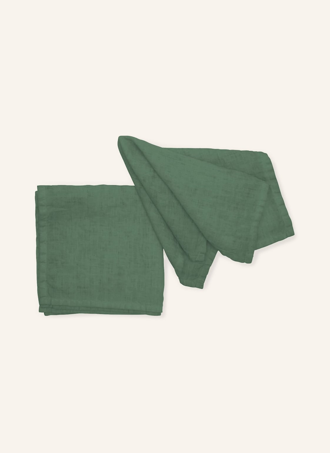 Image of Pichler 2er-Set Stoffservietten Liska Aus Leinen gruen