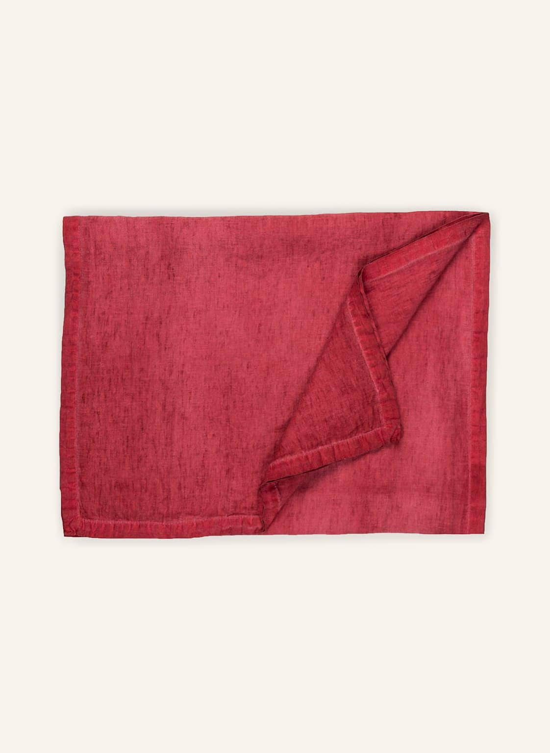 Image of Pichler Tischläufer Liska Aus Leinen rot
