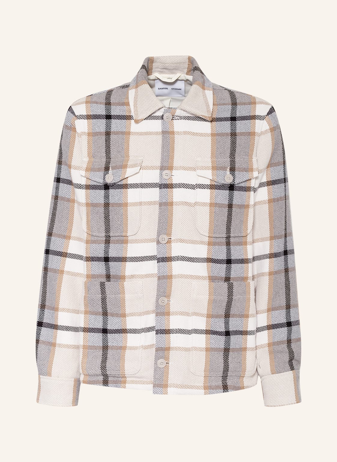 Image of Samsøe Samsøe Overjacket Plum beige