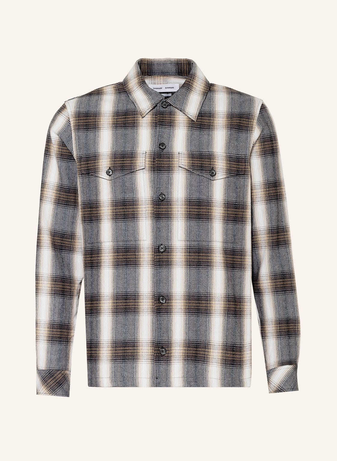 Image of Samsøe Samsøe Overshirt Taka schwarz