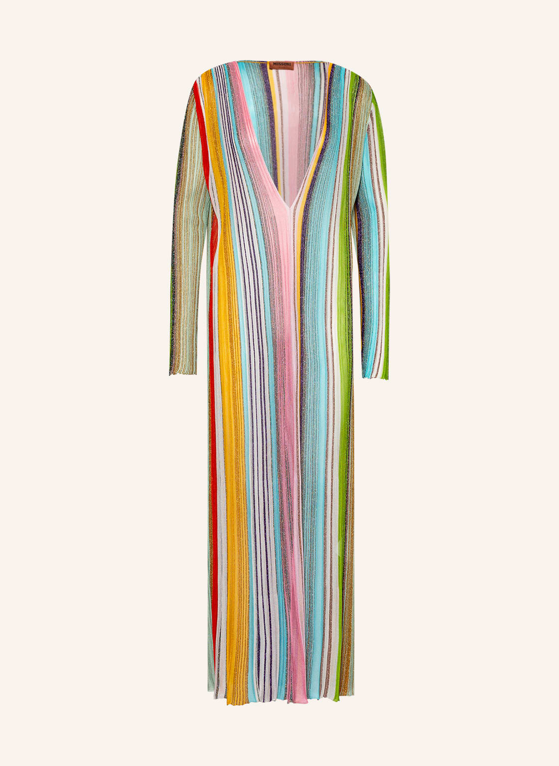 Image of Missoni Strandkleid Mit Glitzergarn blau