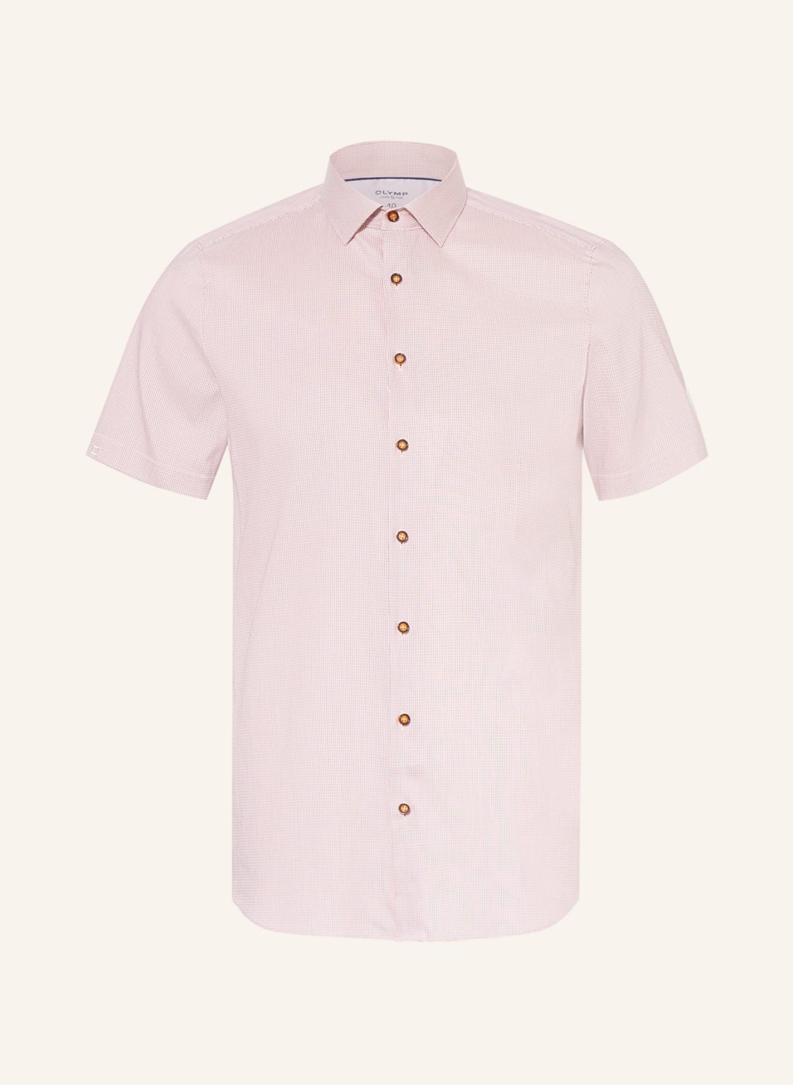 Image of Olymp Kurzarm-Hemd Level Five Body Fit rot