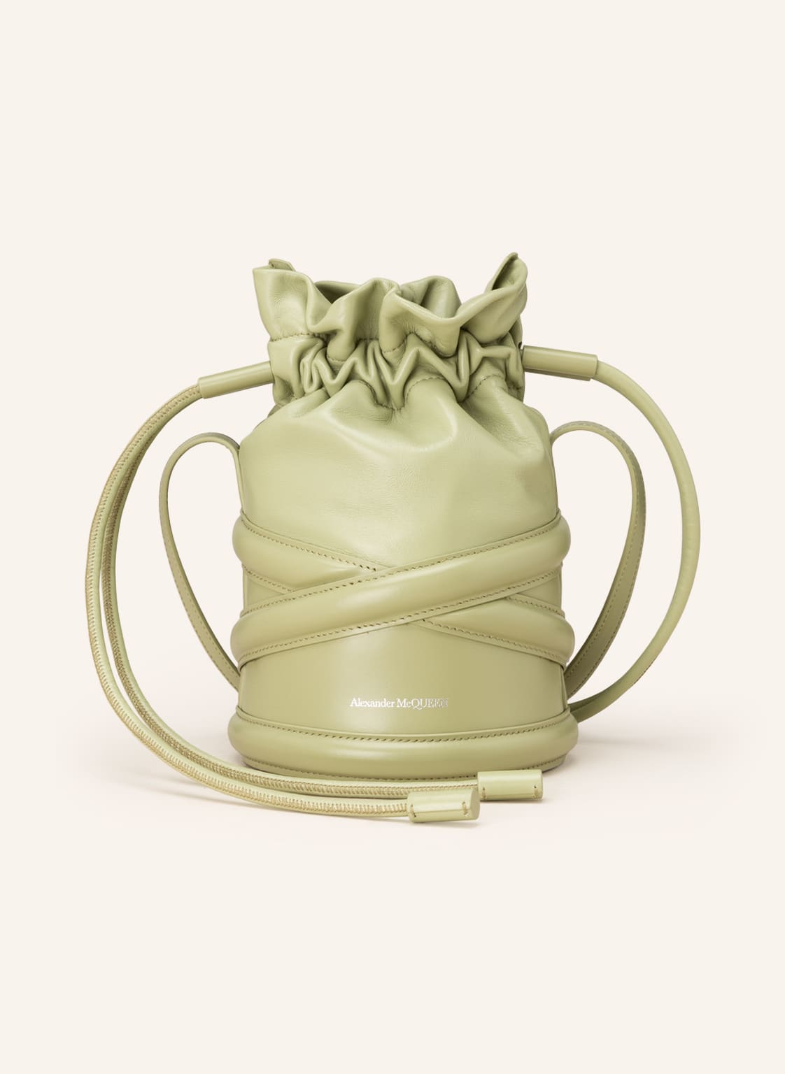 Image of Alexander Mcqueen Beuteltasche Soft Curve gruen