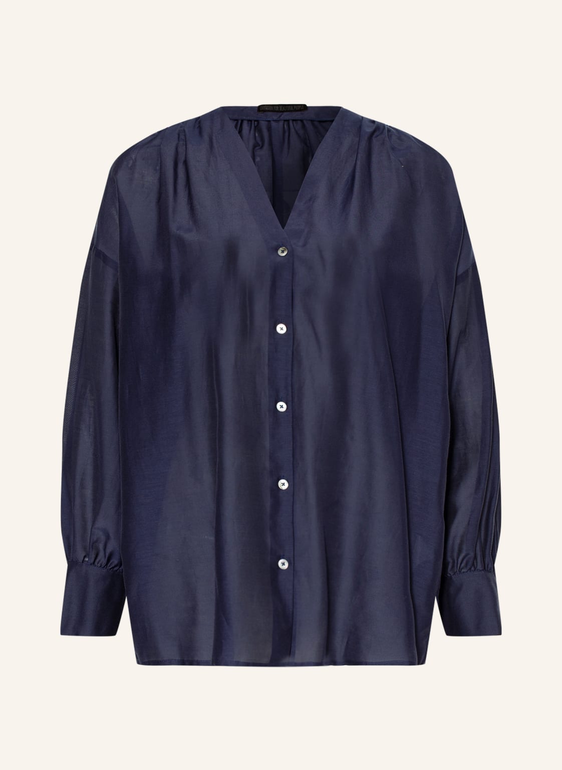 Image of Drykorn Bluse Gaella Mit Seide blau