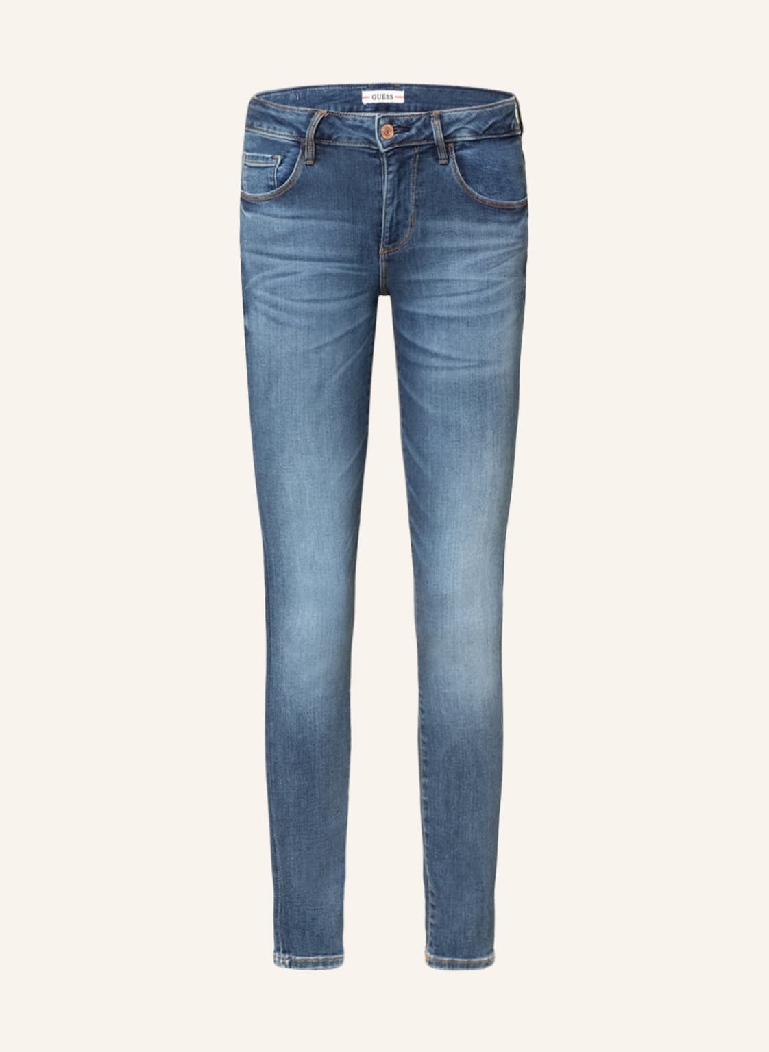 Image of Guess Skinny Jeans Annette blau