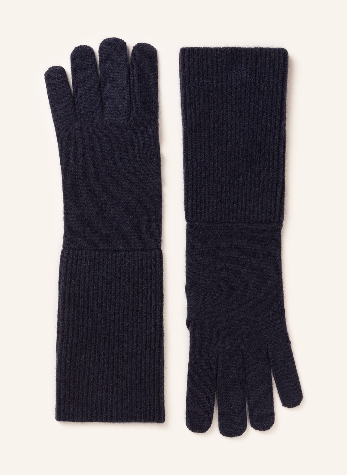 Image of Darling Harbour Handschuhe Aus Cashmere blau