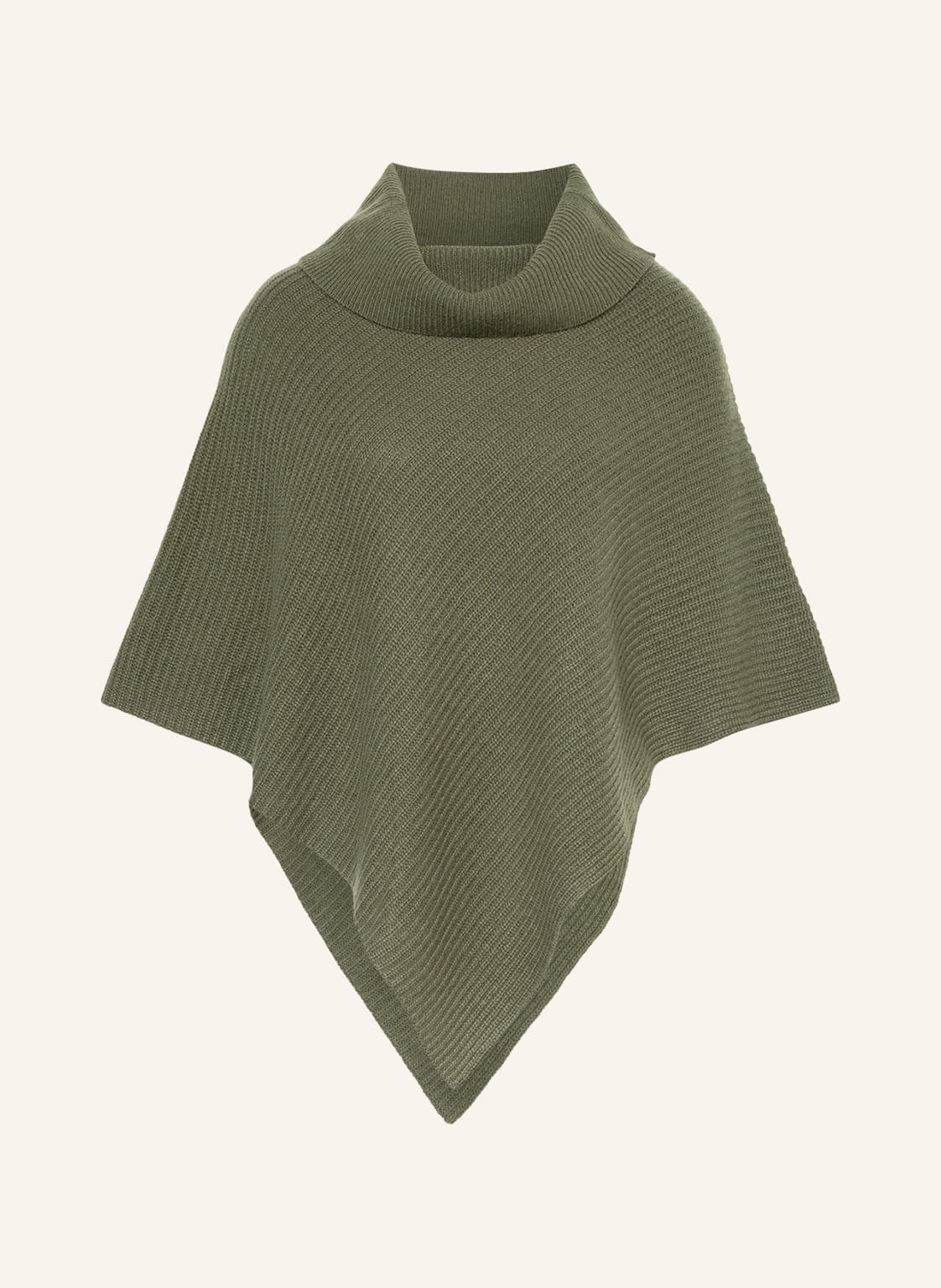 Image of Darling Harbour Poncho Mit Cashmere gruen