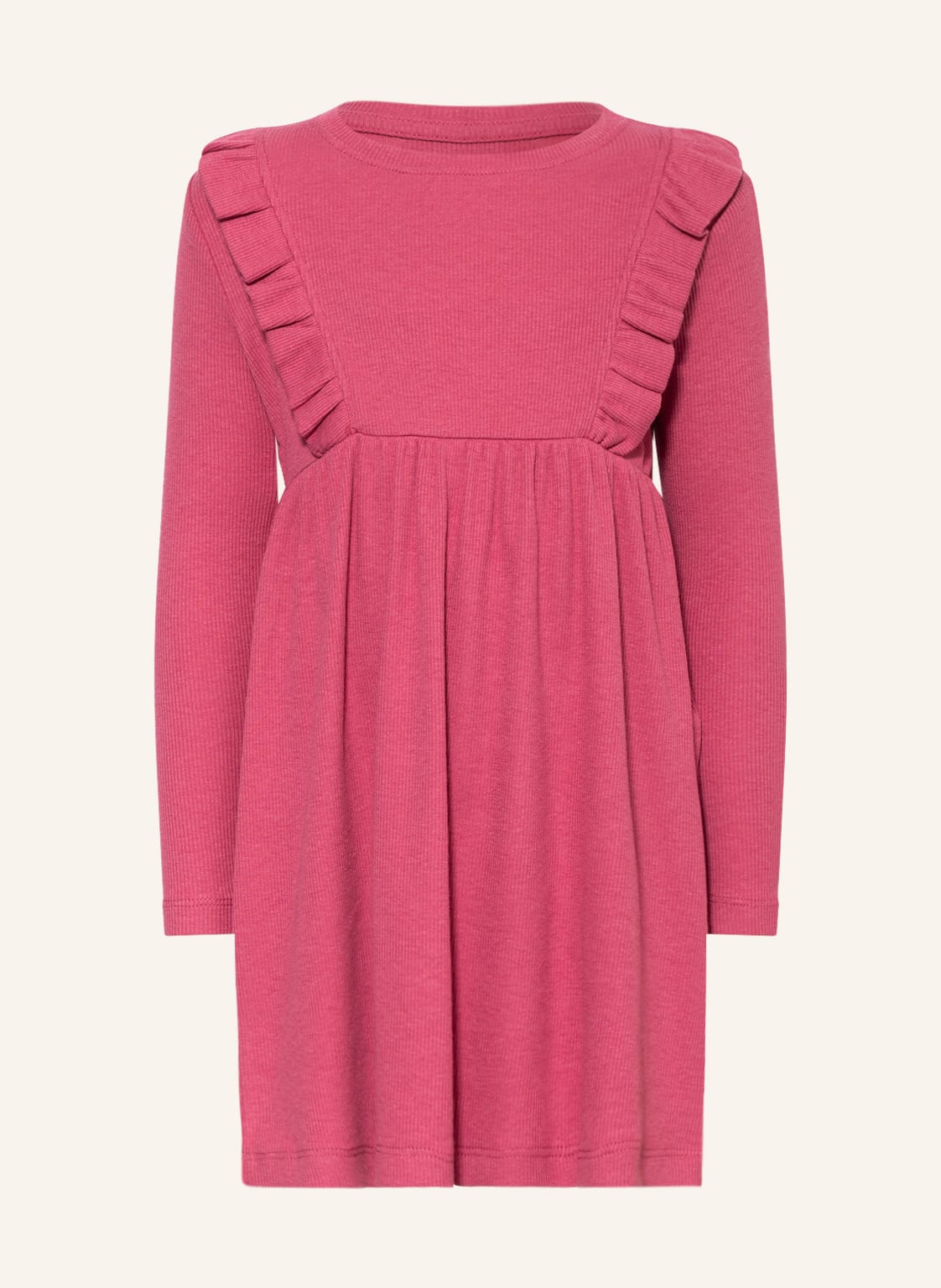 Image of Name It Kleid Mit Volants rot