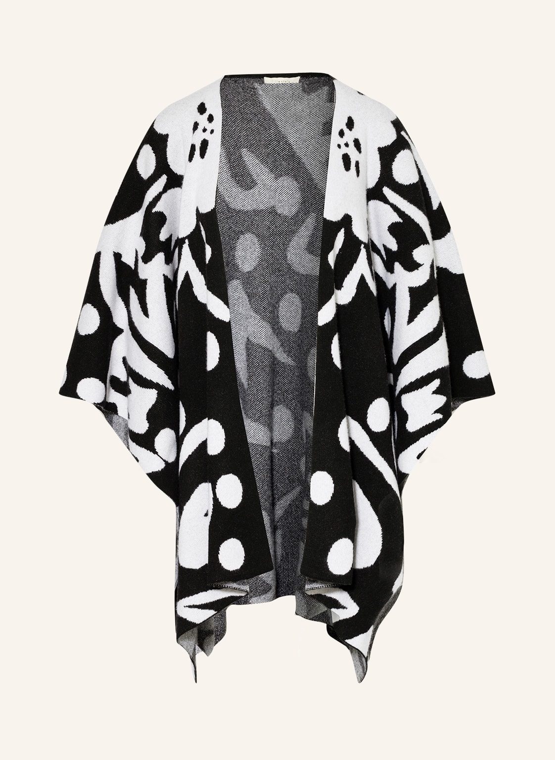 Image of Lilienfels Cape Mit Cashmere schwarz
