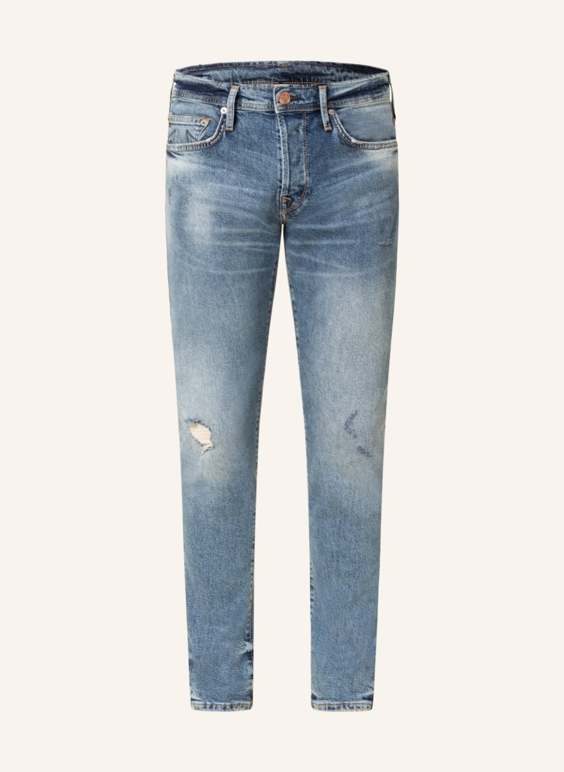 Image of True Religion Jeans Marco Relaxed Tapered Fit blau