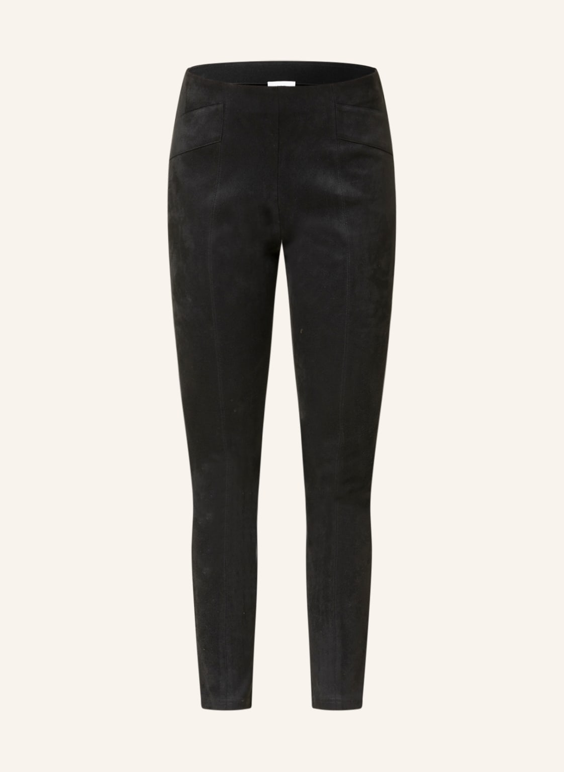Image of Darling Harbour Leggings In Lederoptik schwarz