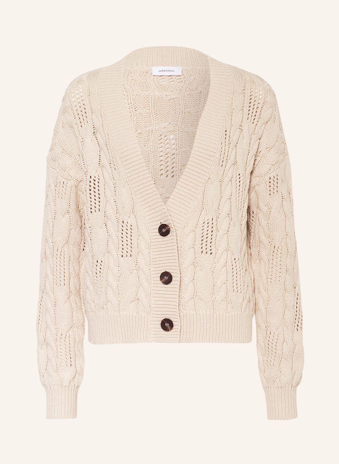 Image of Darling Harbour Strickjacke beige