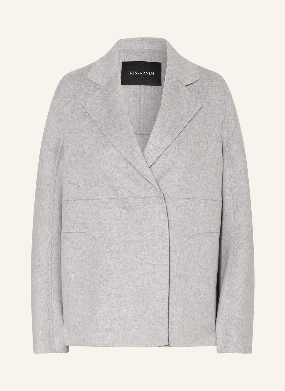 Image of Iris Von Arnim Wollmantel Wood Mit Cashmere grau