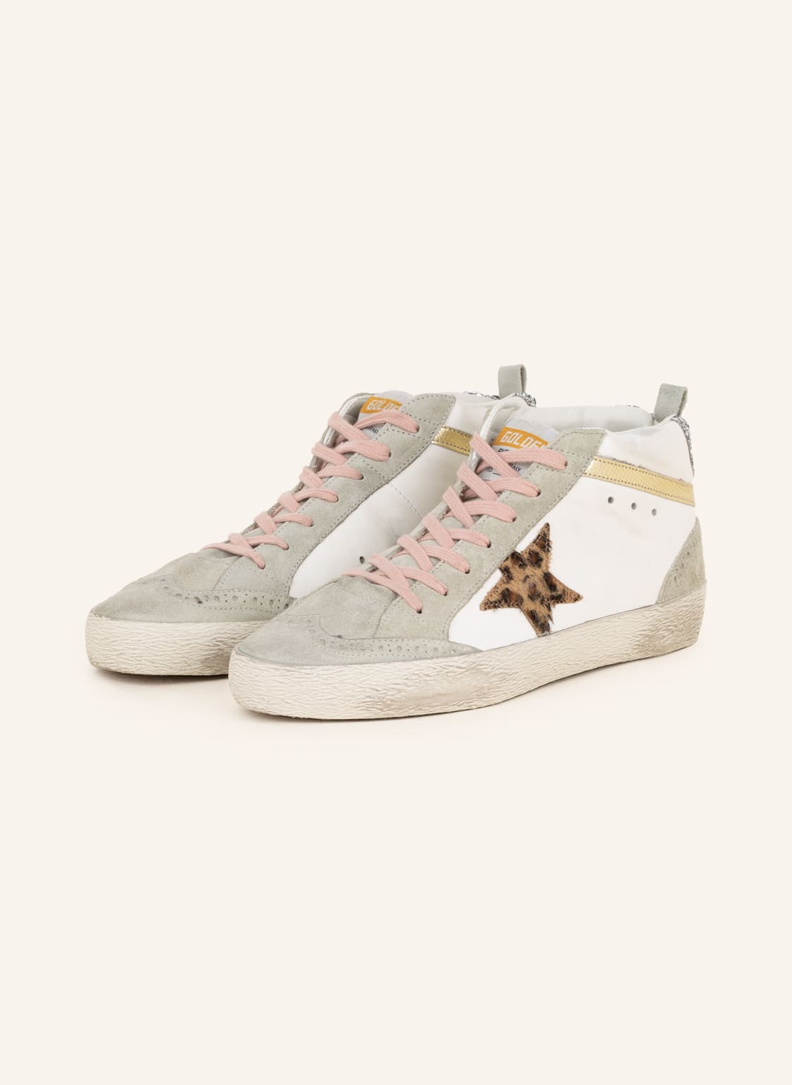 Image of Golden Goose Hightop-Sneaker Mid Star weiss