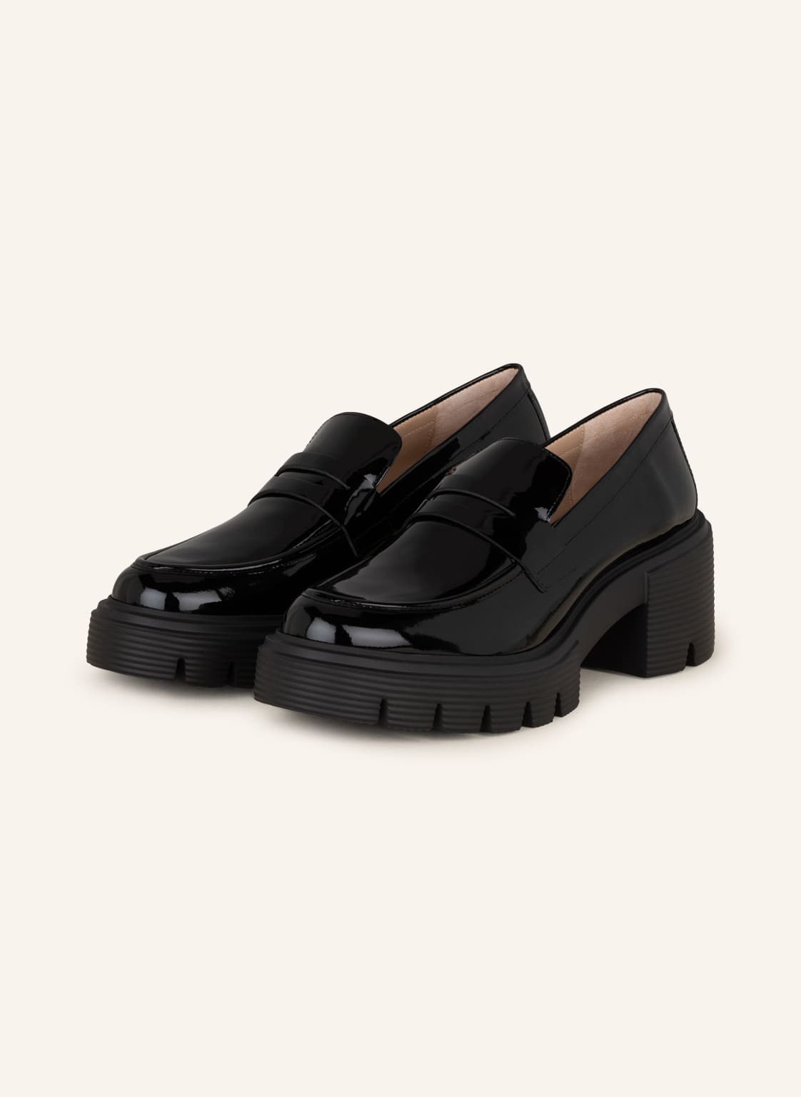 Image of Stuart Weitzman Penny-Loafer Soho schwarz