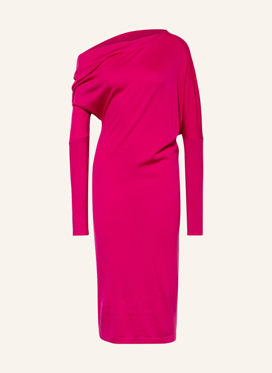 Image of Tom Ford Strickkleid Aus Cashmere Mit Seide pink