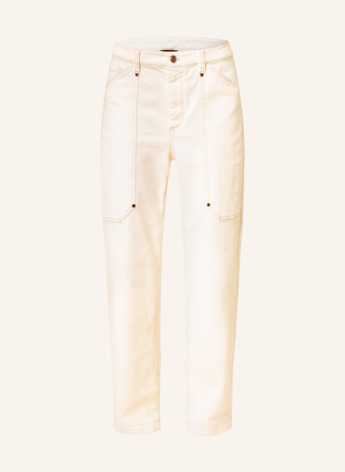 Image of Brunello Cucinelli Straight Jeans weiss