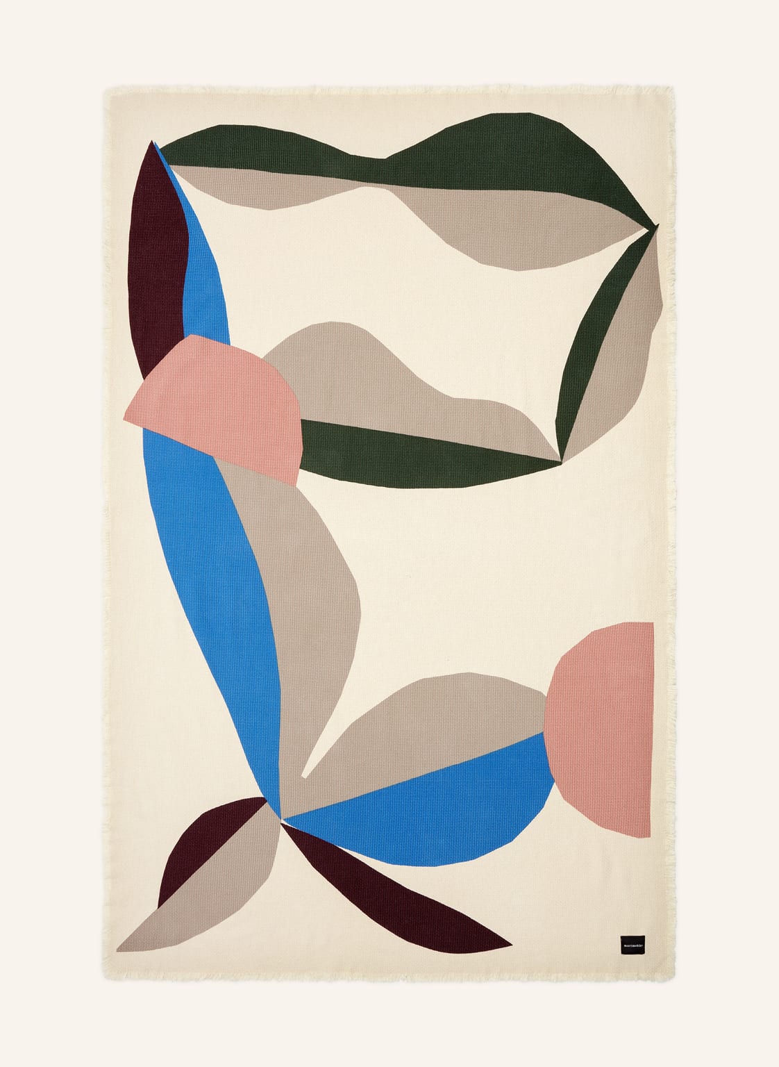 Image of Marimekko Plaid Berry weiss