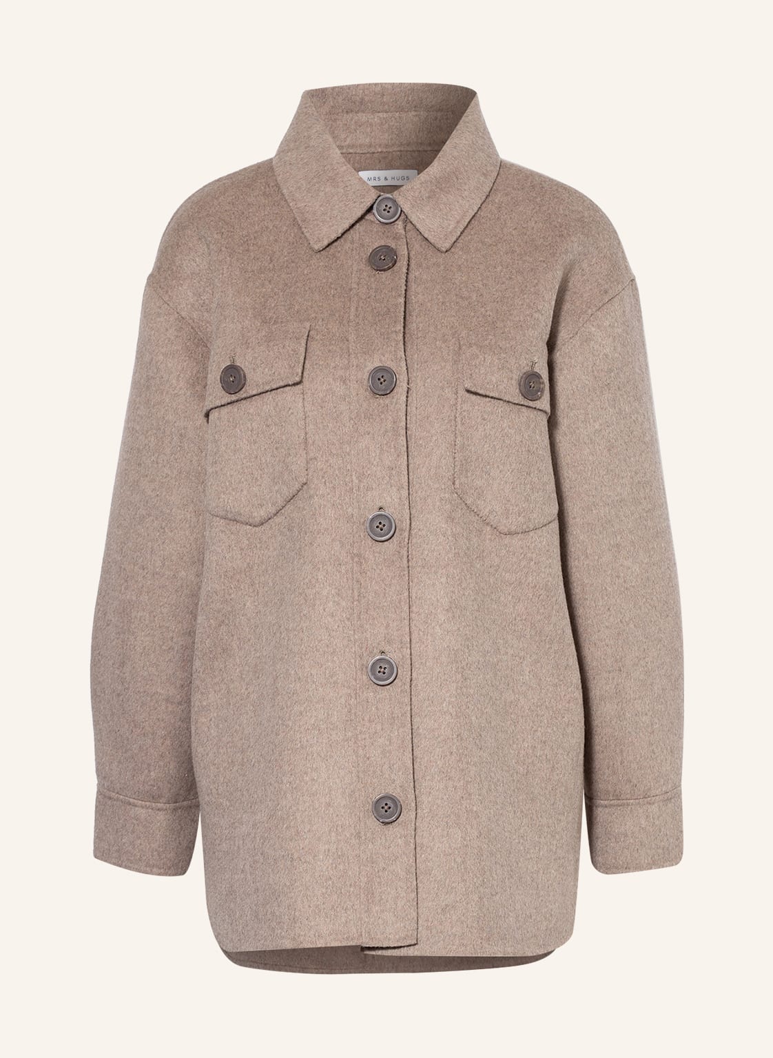 Image of Mrs & Hugs Overjacket beige