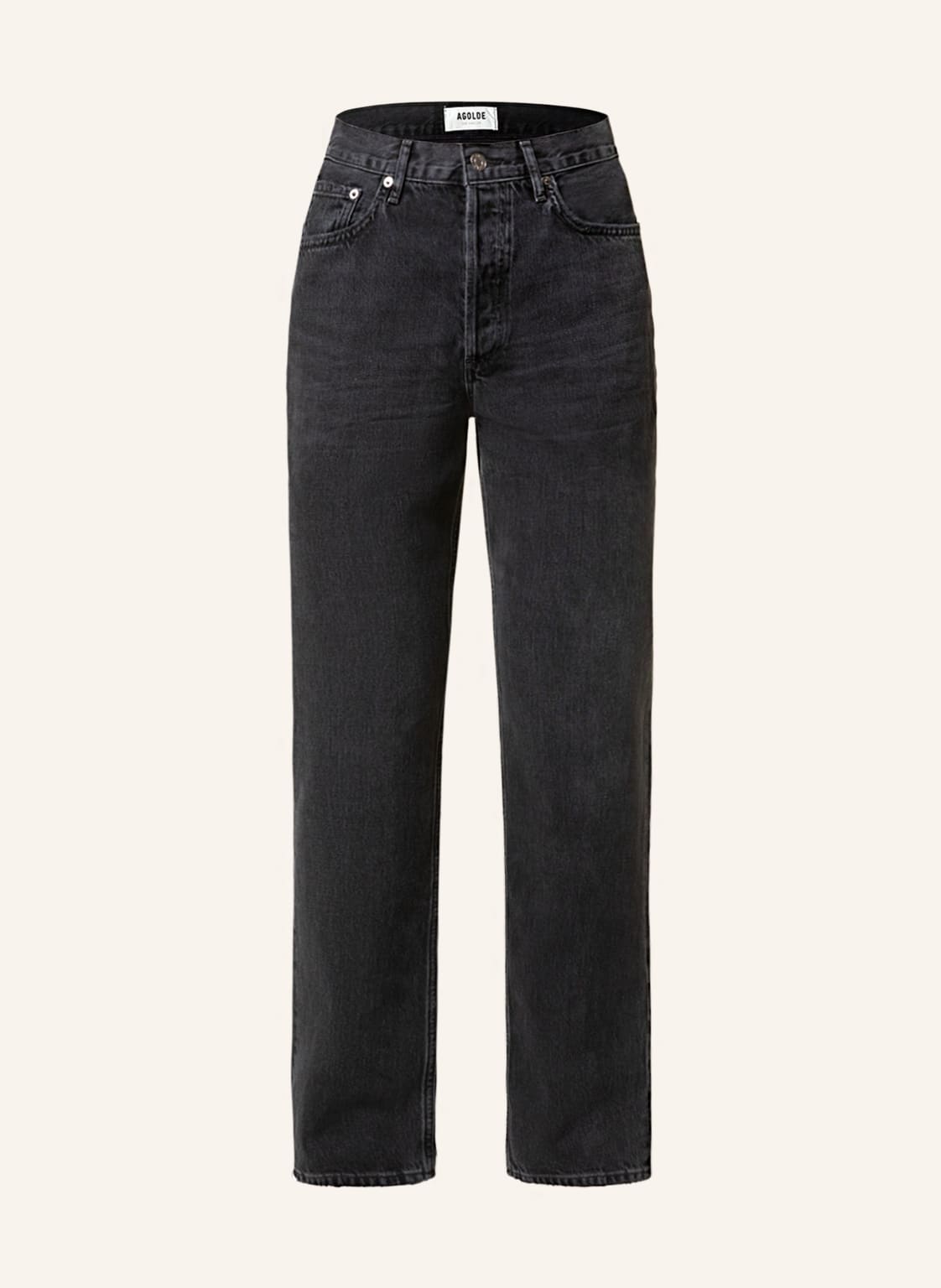 Image of Agolde Straight Jeans Lana schwarz