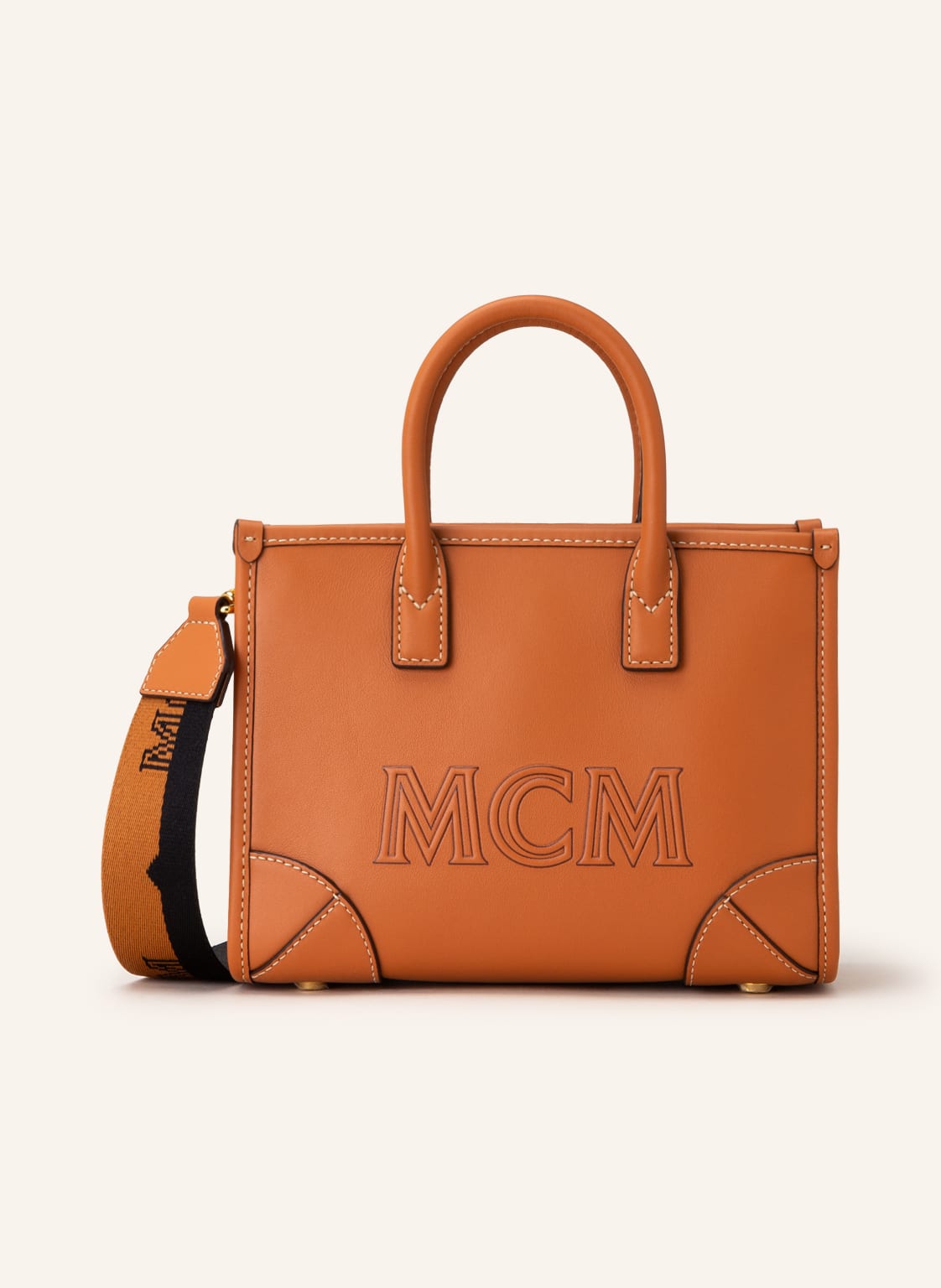 Image of Mcm Handtasche München Mini braun