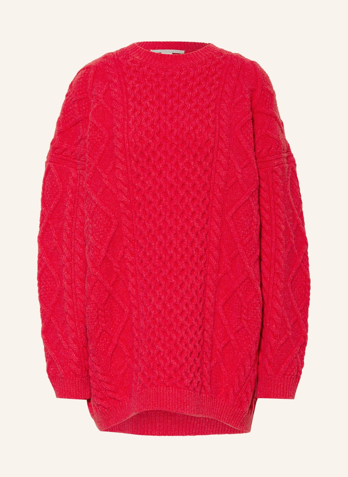 Image of Stella Mccartney Oversized-Pullover rot