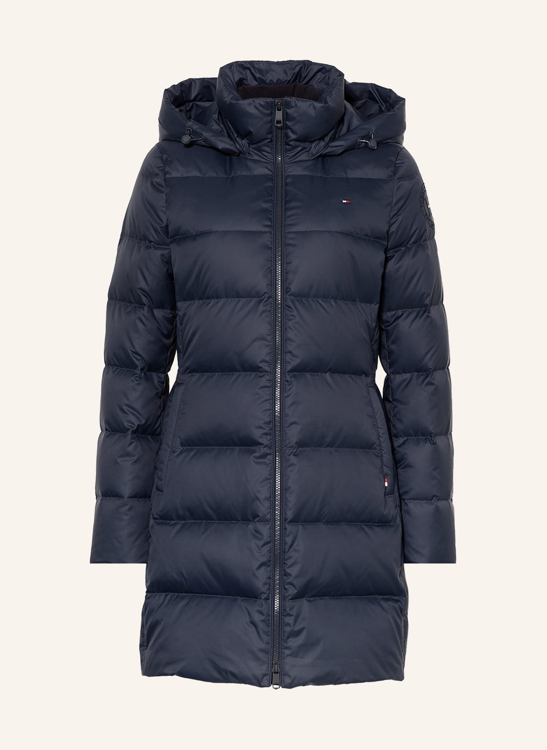 Image of Tommy Hilfiger Daunenmantel Mit Abnehmbarer Kapuze blau