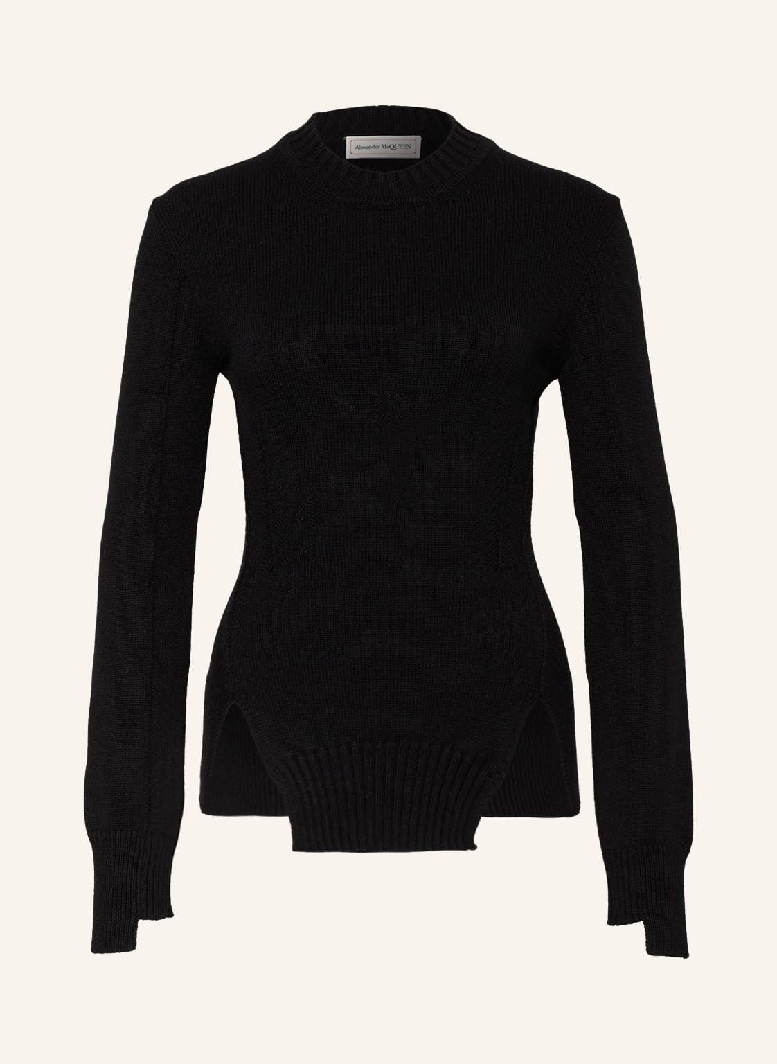 Image of Alexander Mcqueen Cashmere-Pullover schwarz