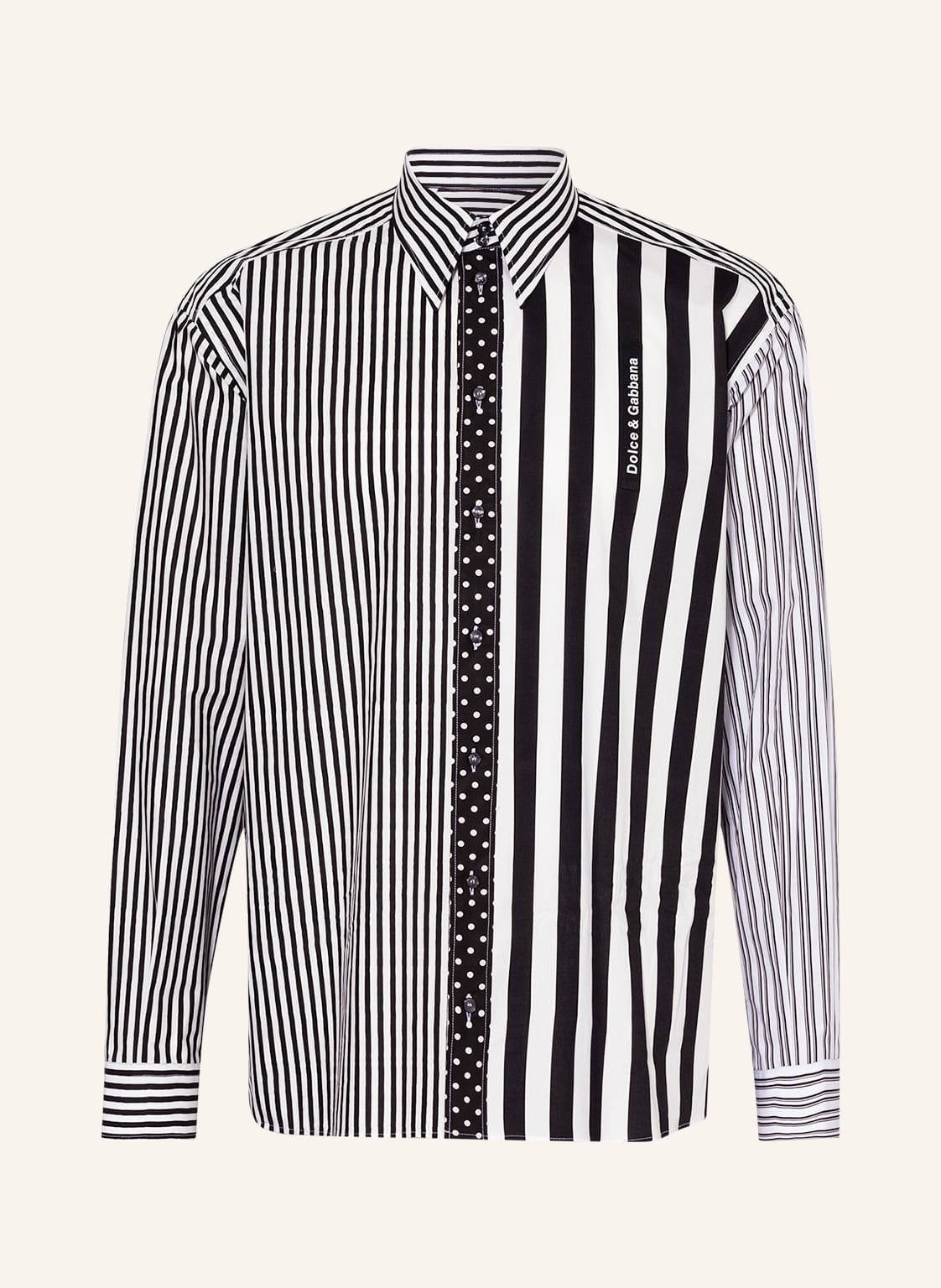 Image of Dolce & Gabbana Hemd Hawaii Fit schwarz