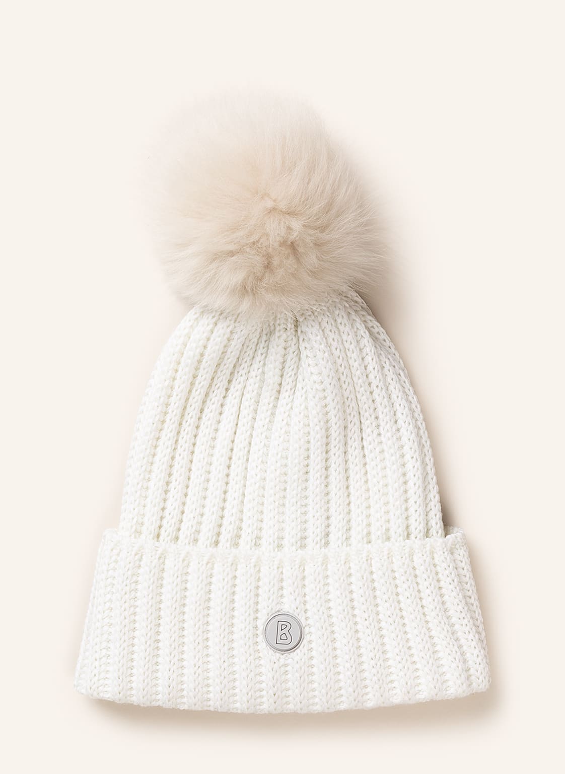 Image of Bogner Mütze Ranya Mit Lammfell weiss
