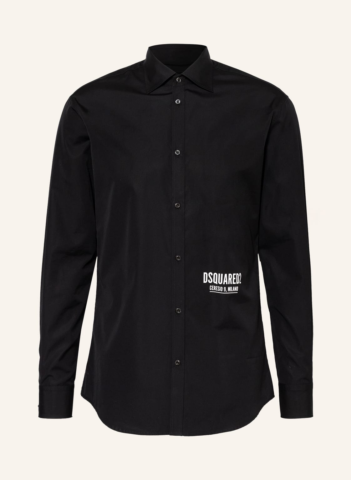 Image of dsquared2 Hemd Regular Fit schwarz
