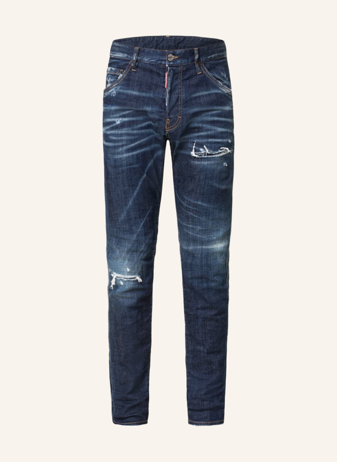 Image of dsquared2 Destroyed Jeans Cool Guy Extra Slim Fit blau