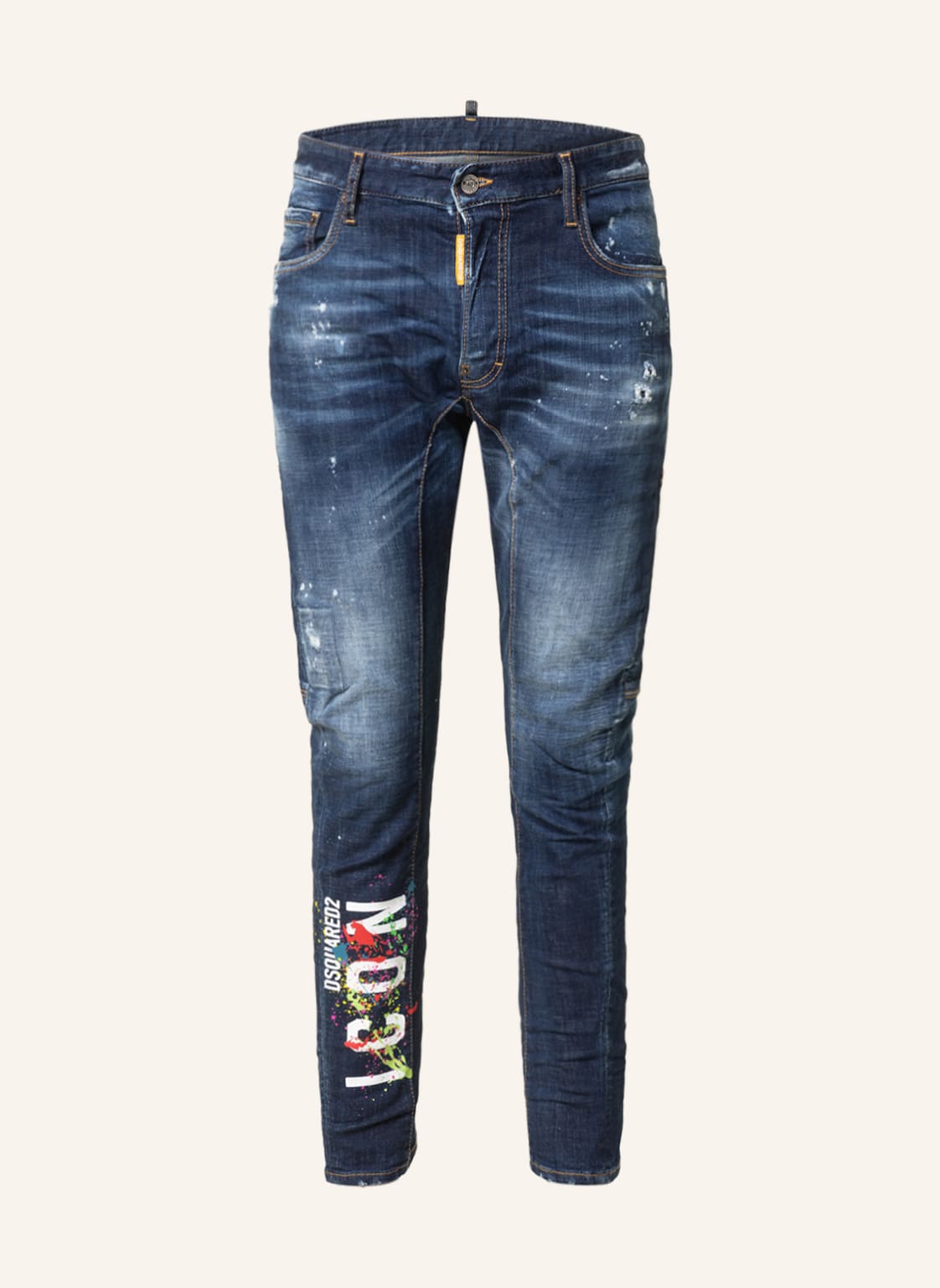 Image of dsquared2 Jeans Tidy Biker Extra Slim Fit blau