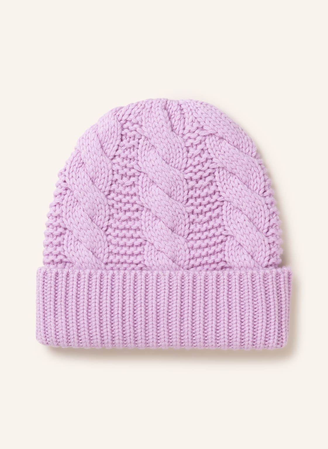 Image of Darling Harbour Mütze Mit Cashmere violett